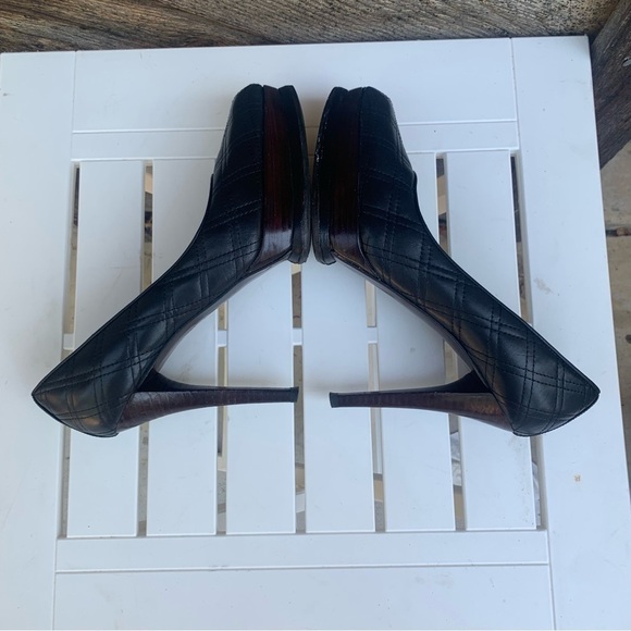 Stuart Weitzman Women’s Quilted Leather Heels Sz 6.5 Shoes Dress Stiletto Pumps - Picture 7 of 11